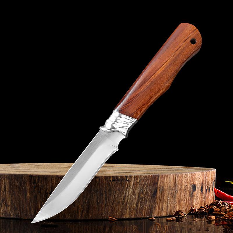 Стальной кухонный нож, универсальные ножи для обвалки для барбекю, нож для очистки фруктов, мяса