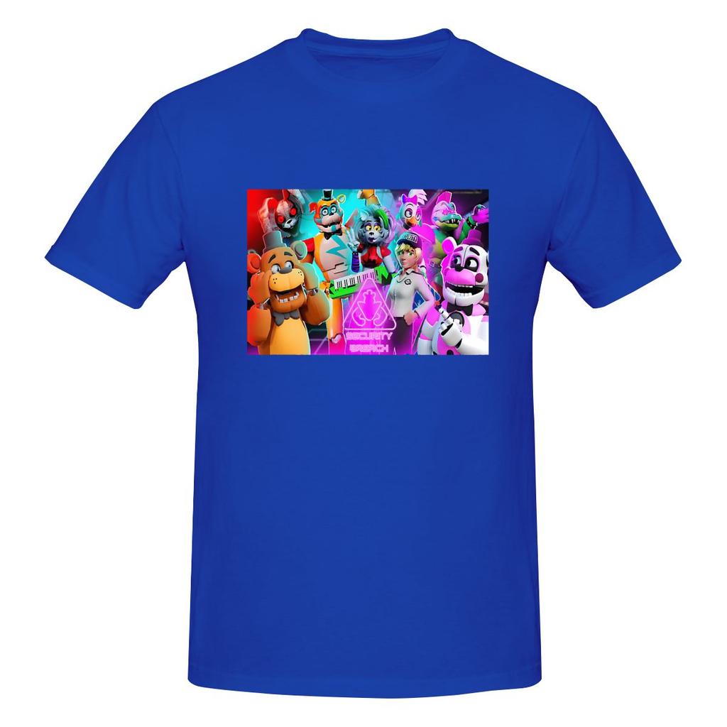 Смешная унисекс футболка FNAF 1 с принтом, свободный и приталенный крой, женские футболки