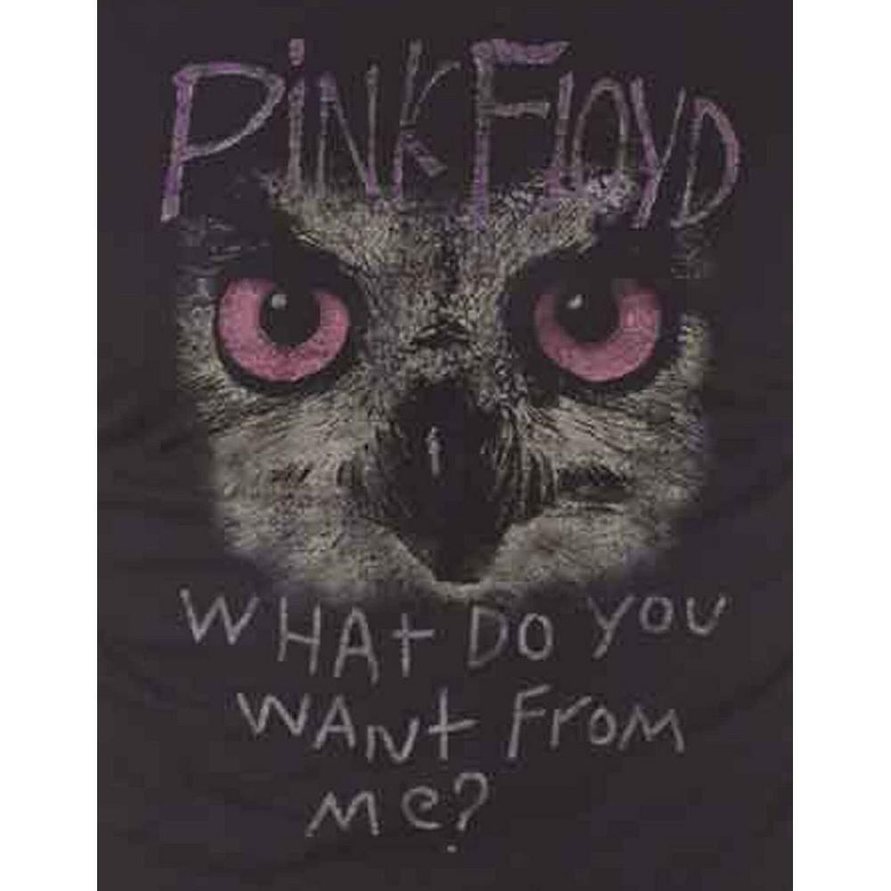 Pink Floyd Unisex Adult What Do You Want From Me? Owl T-Shirt