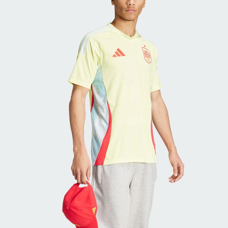 adidas Мужская уличная одежда Spain 24 Away Pulse Yellow/Halo Mint IS9033
