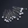 Pearl Decor U-Shaped Hair Pins Alloy Vintage Hair Sticks Chinese Hair Pin Hairstyle Chignon for Girls Alloy Hairpin