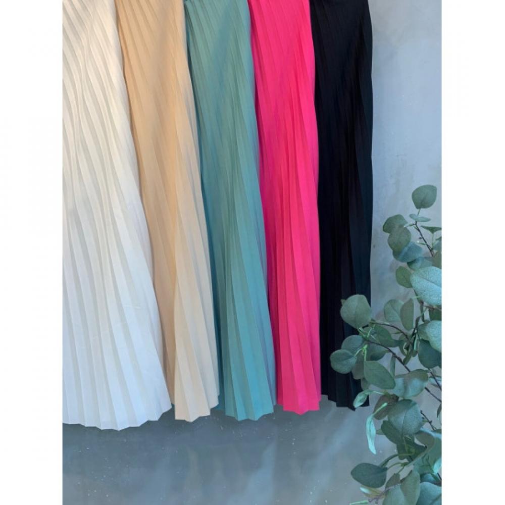 C S In The Room Pleated Long Skirt 5Color C