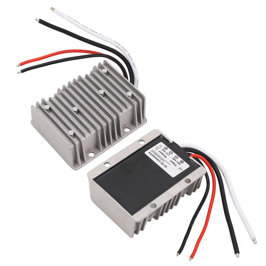 Модуль постоянного тока с 30‑60 В до 12 В преобразователь напряжения IP67 водонепроницаемый силовой трансформаторный модуль 480 Вт 40 А