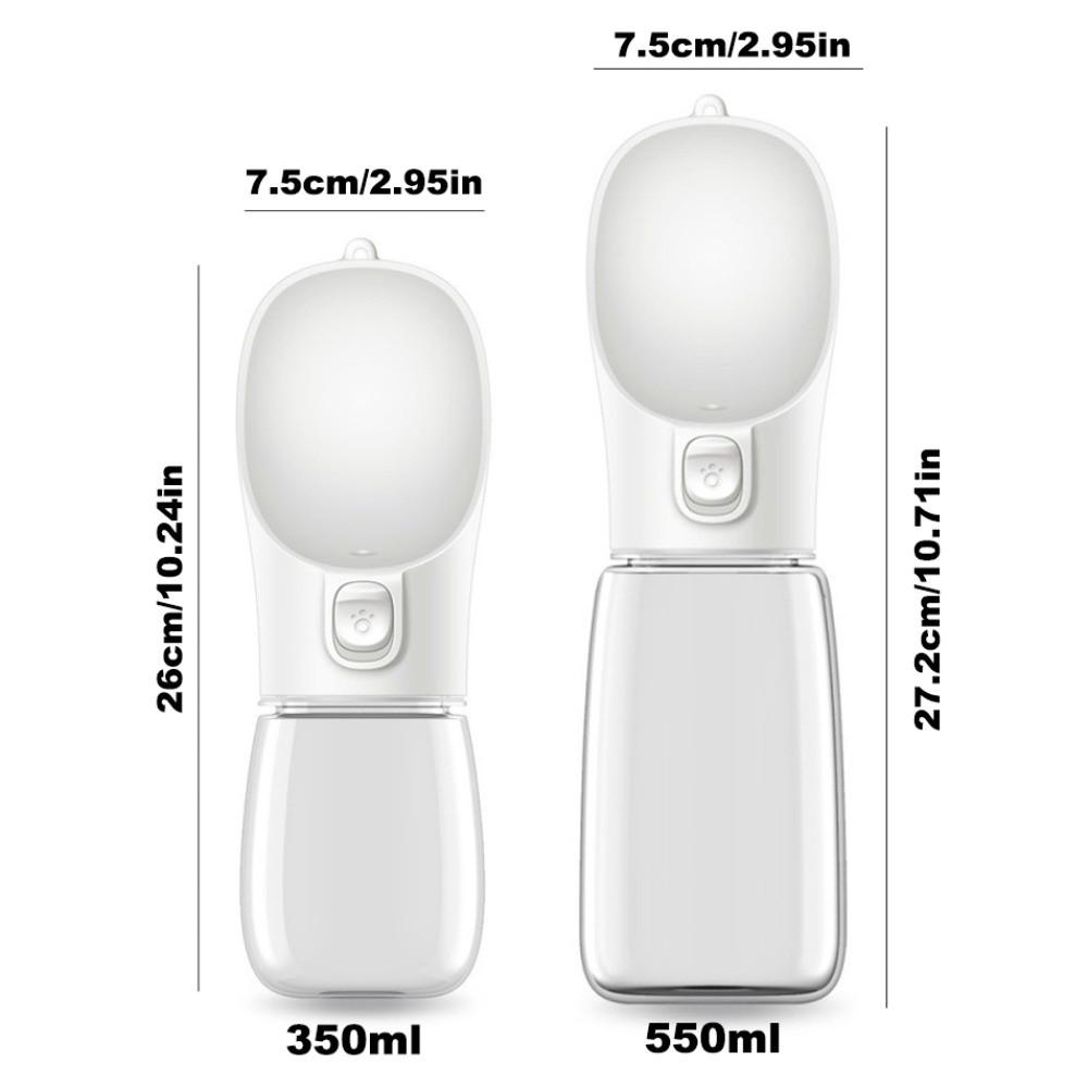 Portable Dog Water Dispenser Plastic Pet Water Feeding Supplies Outdoor Dog Water Bottle  Hiking