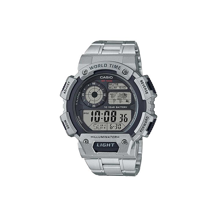Casio Мужские СЕРЫЕ часы YOUTH AE-1400WHD-1 AE-1400WHD-1