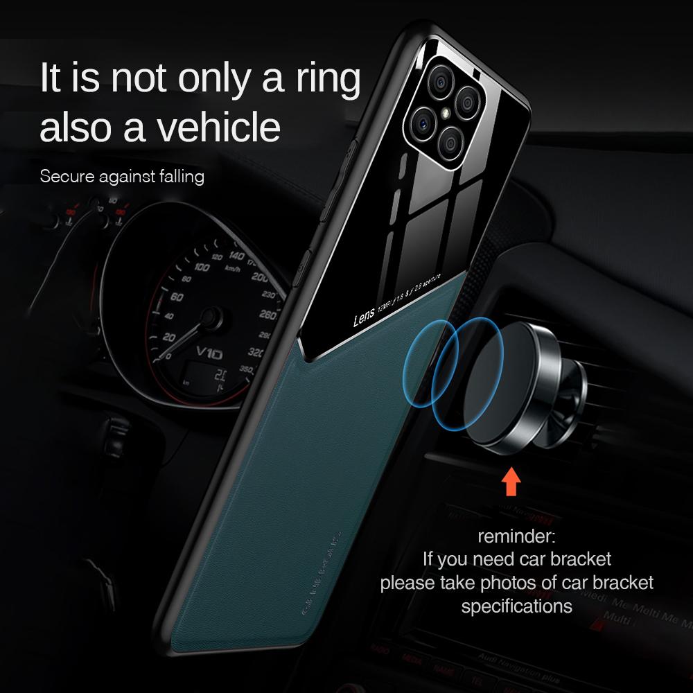 Чехол для Honor X8 с кожаной текстурой, автомобильный магнитный чехол для телефона Honer Honor Xonor X8 X 8 HonorX8 2022, 6,7 дюйма; Противоударный чехол на заднюю крышку