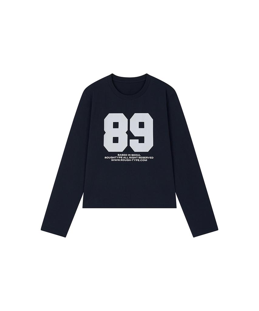 ROUGHTYPE 89 Crop Long Sleeve - Navy