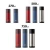 Atlas ATPBL-500NV 500ml Ultra-Insulated Stainless Steel Water Bottle with Cup, Navy Blue, Perfect for Camping, Outdoor Activities, Mountaineering, and