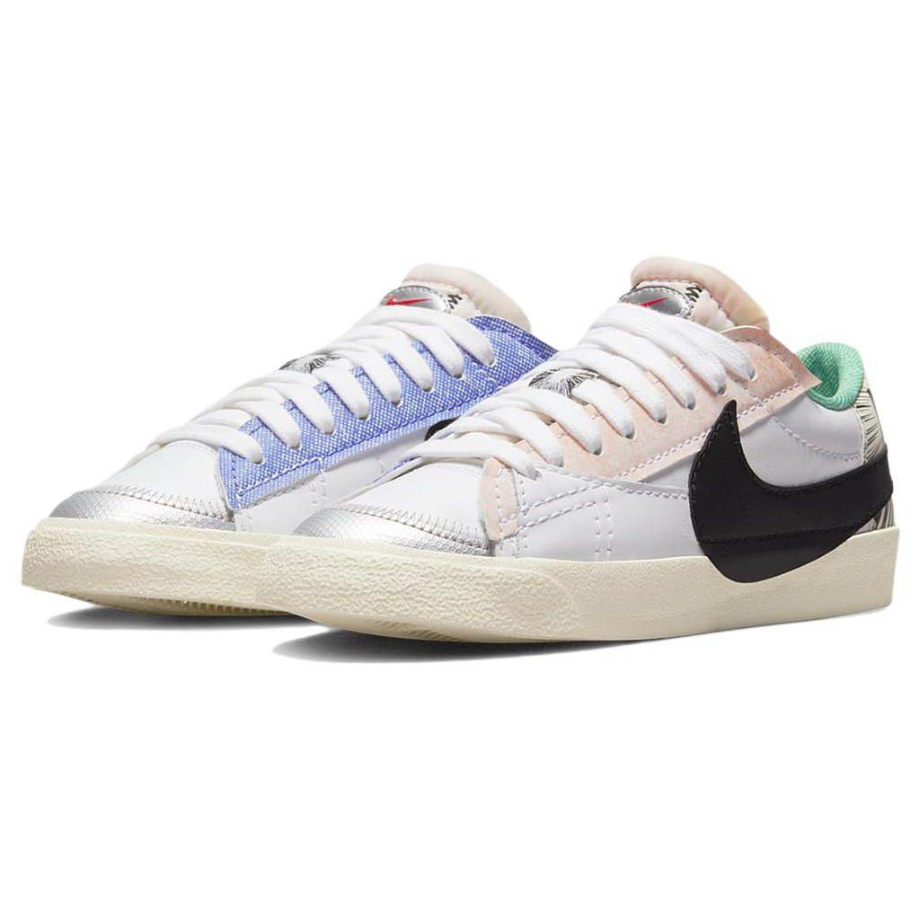 Nike Blazer Low 77 Jumbo Mighty Swooshers Unisex Sneakers White Black Coconut-Milk DX6059-101
