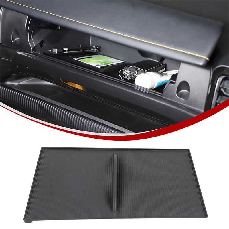 For Ford Ranger -2025 TPE Car Central Control Co-pilot Storage Box Anti-slip Pad Mat Trim Panel Car Interior Accessories