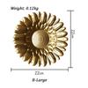 Golden Wall Decoration Pendant Nordic Light Luxury Round Wall Hanging Decor Metal Irregular Disc Wrought Iron Room Home Decor