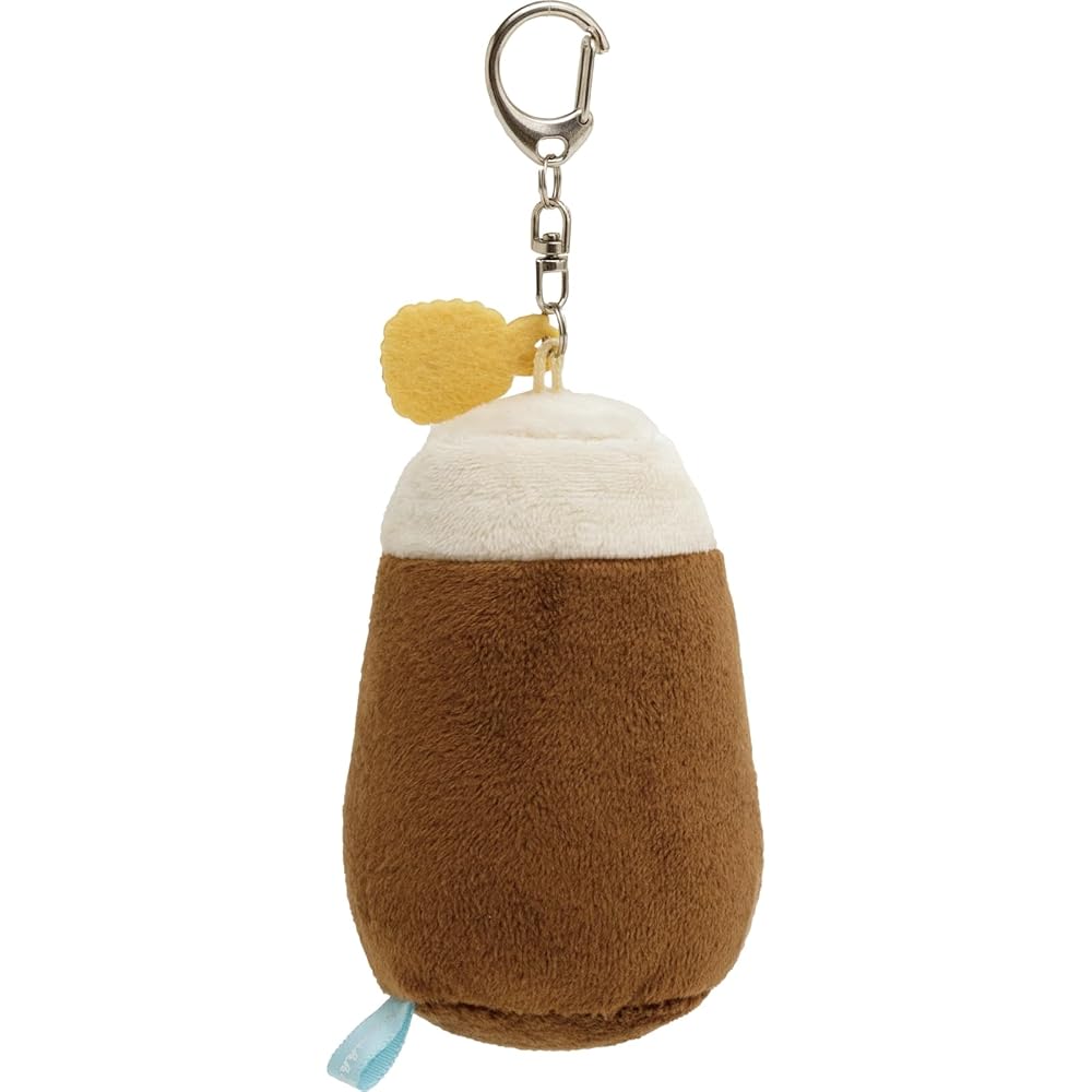 Плюшевая игрушка San-X Sumikkogurashi Тонкацу (Соус) Подвесная мягкая игрушка 9 см x 6 см x 5 см