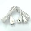 Japanese Standard C17 Angled Power Cord with Flip-Over Two-Pin AC Plug