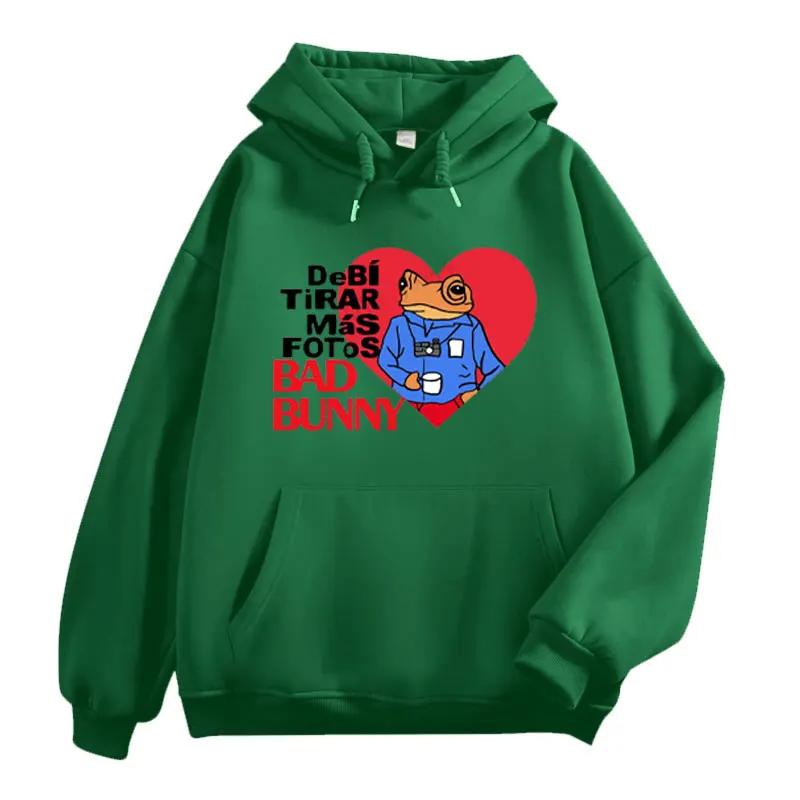 2025 DTMF Bad Bunny Printing Hoodie Debi Tirar Mas Fotos Bad Bunny Harajuku Fashion Sweatshirt Album Shirt Unisex Hoodies