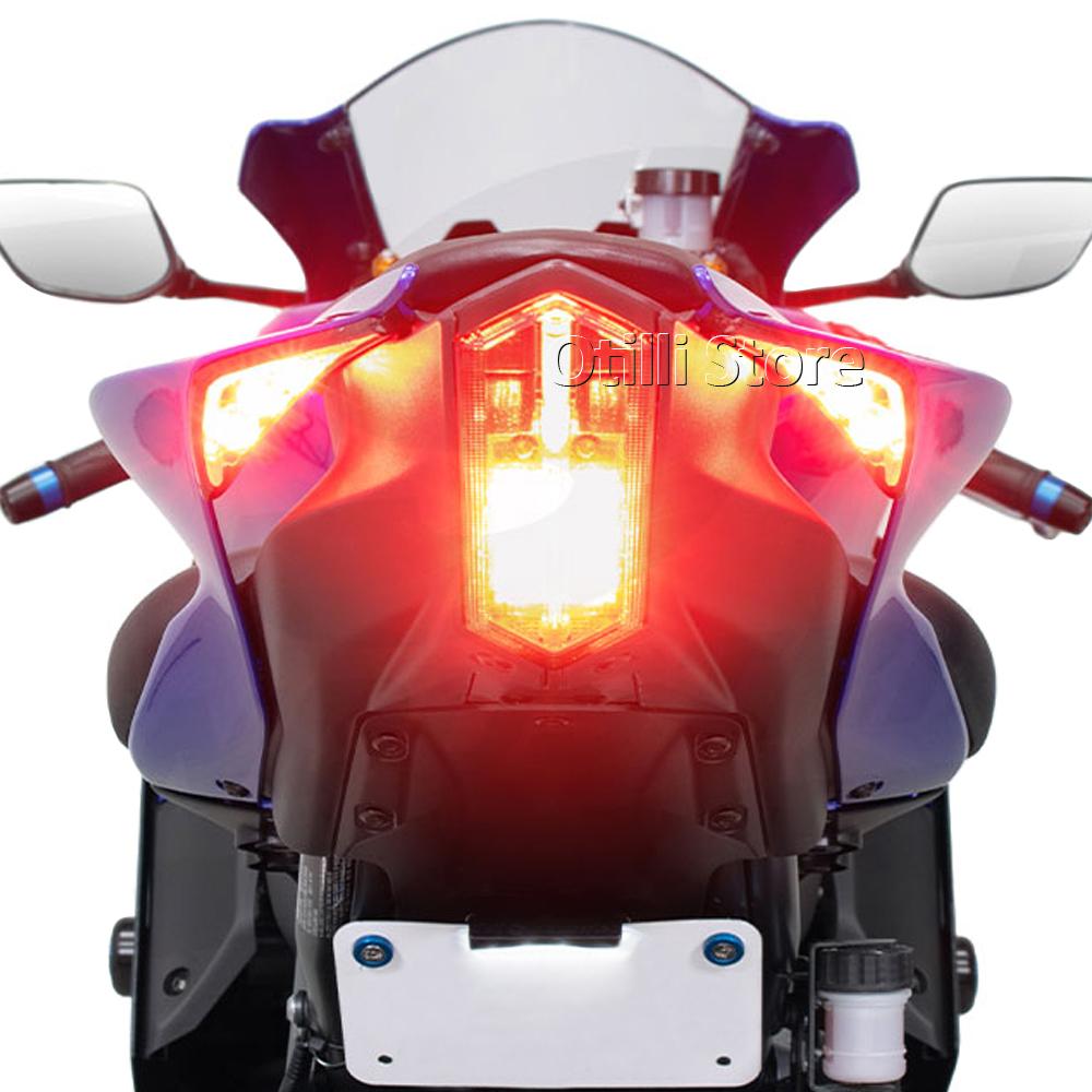 Motorcycle Accessories Rear LED Lights Brake Lamp For Yamaha YZF R7 YZFR7 YZF-R7 2022 2023 2024 2025 New Turn Signal Indicator