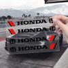 4Pcs Auto Decoration Car Door Handle Logo Stickers Rearview Mirror Decals For Honda civic accord cr-v fit crosstour Accessories FL3