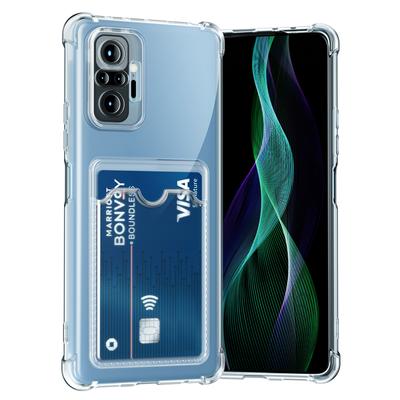 Держатель для карт Чехол-книжка Прозрачный чехол для телефона Для Xiaomi Redmi Note 10 Pro 10S 11 11s 12 12s 13c Note 13 Pro 5G Мягкий чехол Fundas