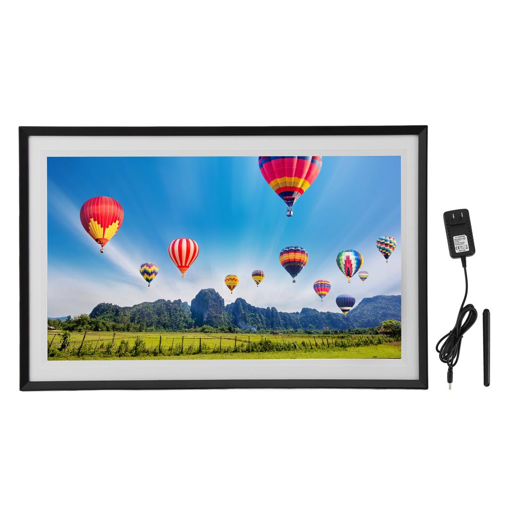 15,6-дюймовая цифровая фоторамка WiFi, сенсорный экран IPS, фоторамка, память 16 ГБ, разрешение 1920X1080