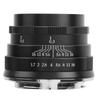NEWYI 35mm F1.7 Large Aperture Portrait Fixed Focus Manual Lens for Canon M3M5M6M6 IIblack