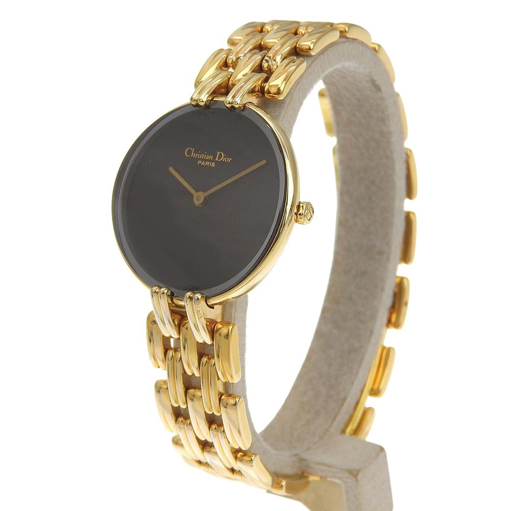 Dior Bakira Watches D46.154.4 blackDial Stainless Steel Quartz Analog display Women Used
