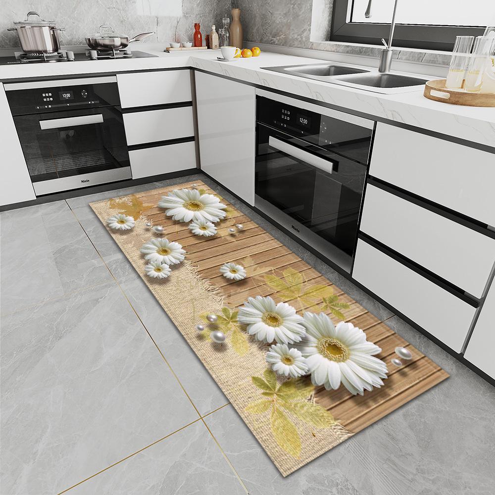 Коврик для кухни, коврик для входной двери, ковер для спальни, коридора, ванной комнаты, нескользящий пол, ковер с рисунком для гостиной