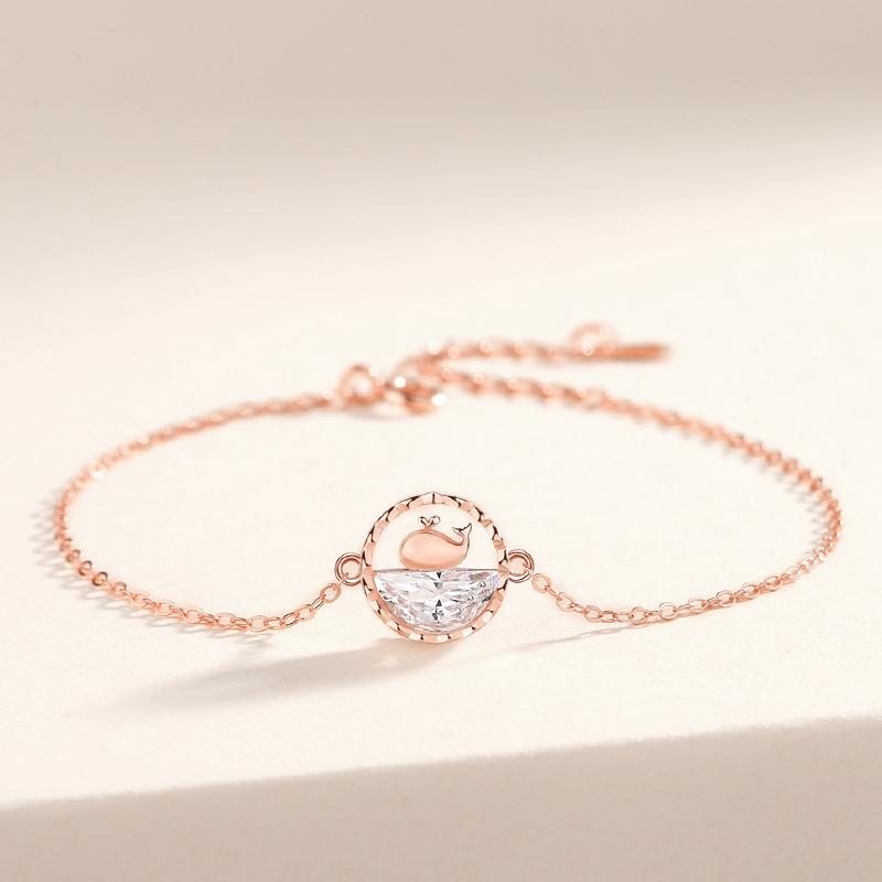 Танциз Стерлингового Серебра 925 пробы с Цирконом Браслет Ювелирные Изделия Геометрический Бисер Цепи Браслеты Мода Изящный Свадебный Подарок для Подруги Женщины