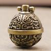 Brass Bell Pendant Keychain Chinese Style Animal Bell Necklace Pendant Jewelry Handmade Vintage Keychains Jewellery Accessories