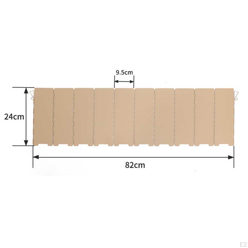 Ветровое стекло для печи для кемпинга. Складное лобовое стекло. Компактная ветрозащитная печь с 10 пластинами.