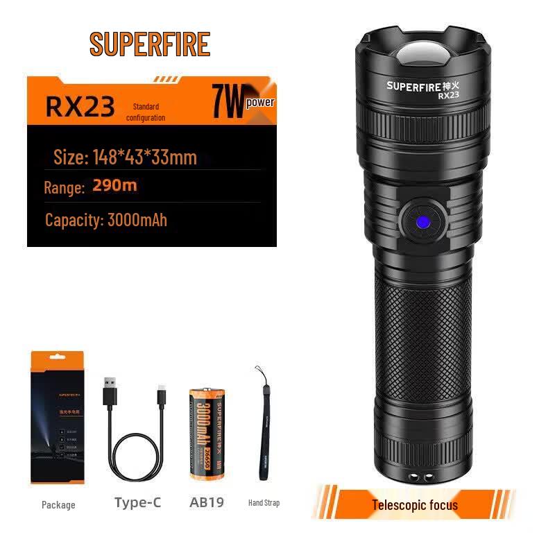 SupFire Professional Rechargeable LED Flashlights