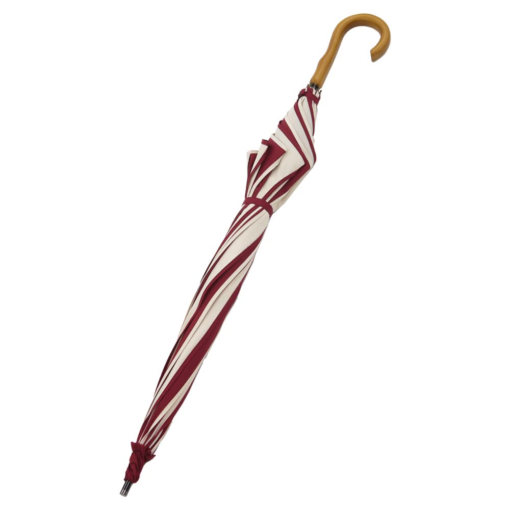 Большой цветок, длинный, труднодоступный кант x [Chinoiserie Modern] Зонт, женский, мотив, зонт, глубокий, мокрый, (Бежевый Красный)