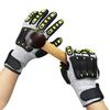 Shock Absorbing Mechanical TPR Gloves Nitrile Dipped Palm Oil-proof Anti Cutting Gloves TPR Material Impact Protection