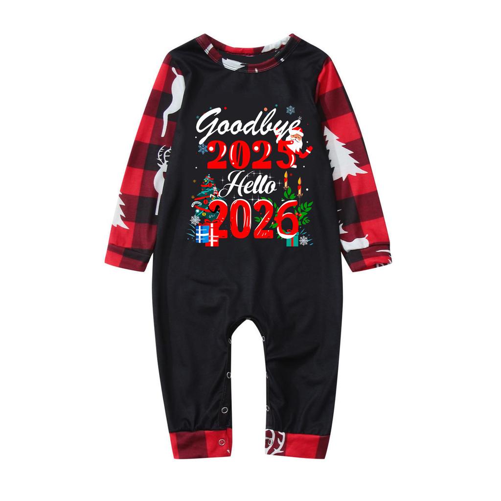 Prints Family Matching Long Sleeve Tops+Pants Set Family Matching Sets