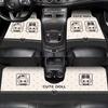 Car Floor Mats, Cartoon Car Interior Decoration Mats, New Style Rear Seat Washable Anti-Stain Waterproof Semi-Enclosed Floor Mats
