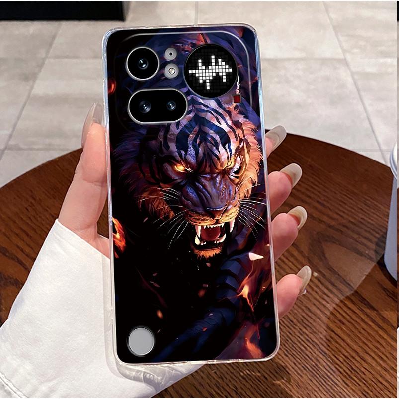 Чехол для Nothing Phone 4a Pro Прозрачный Роскошный Милый Кролик с Сердечком Смешной Мягкий Силиконовый Задняя Крышка из ТПУ для Nothing Phone4A Pro