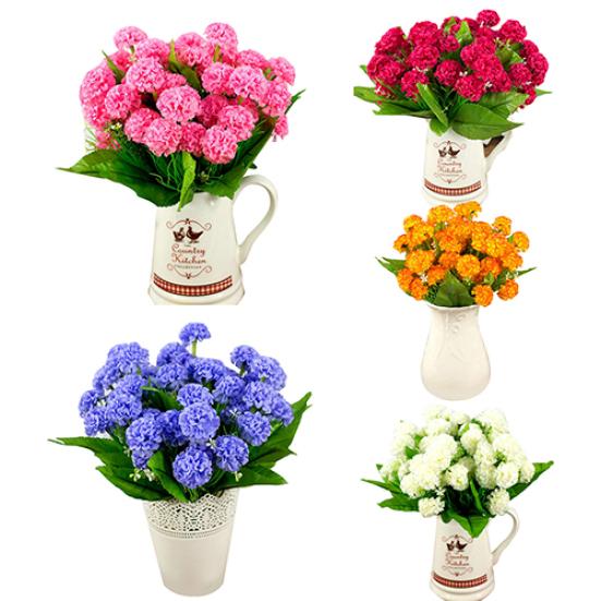 9 головок искусственных гортензий букет вечерние дома свадьба поддельные свадебные шелковые цветы