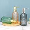 400ml Glass Soap Dispenser Empty Liquid Storage Container Delicate Lotion Pump Bottle  Shampoo