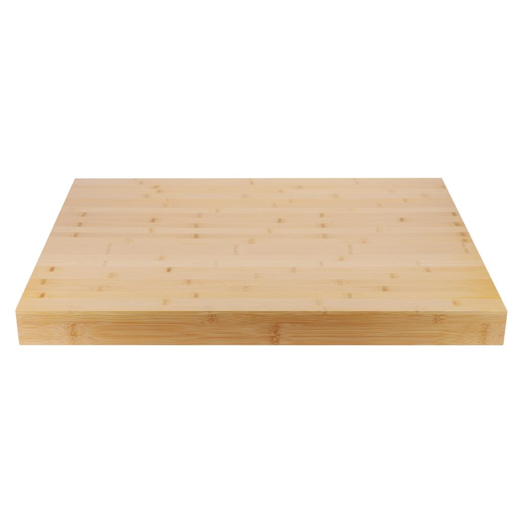Прямоугольный бамбуковый поднос Деревянный однотонный Тарелки для фруктов и закусок Крышка для плиты Разделочная доска Многоцелевая крышка для кухонной мойки