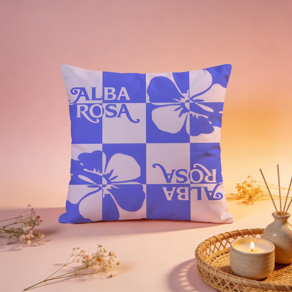 Popular AAlba Rosaead Cushion Cover Comfortable Durable Pillow Cover MultiScene for Home Office Car Sofa