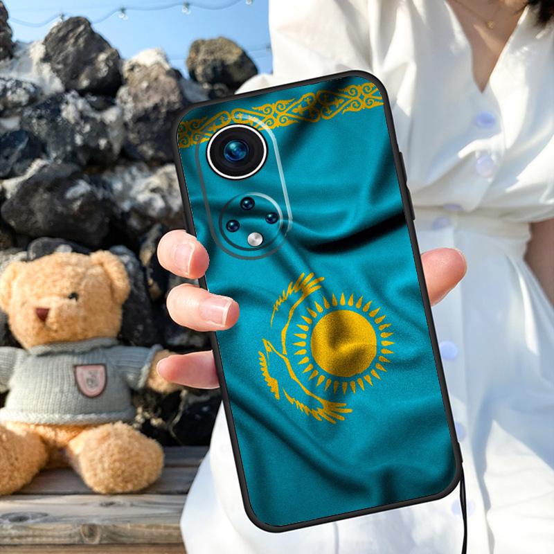 Флаг Казахстана Чехол Для Honor Magic 7 Lite 5 6 8 Pro X9a X9b X9c X9d X8b X8c 50 70 90 200 400 Win RT Обложка