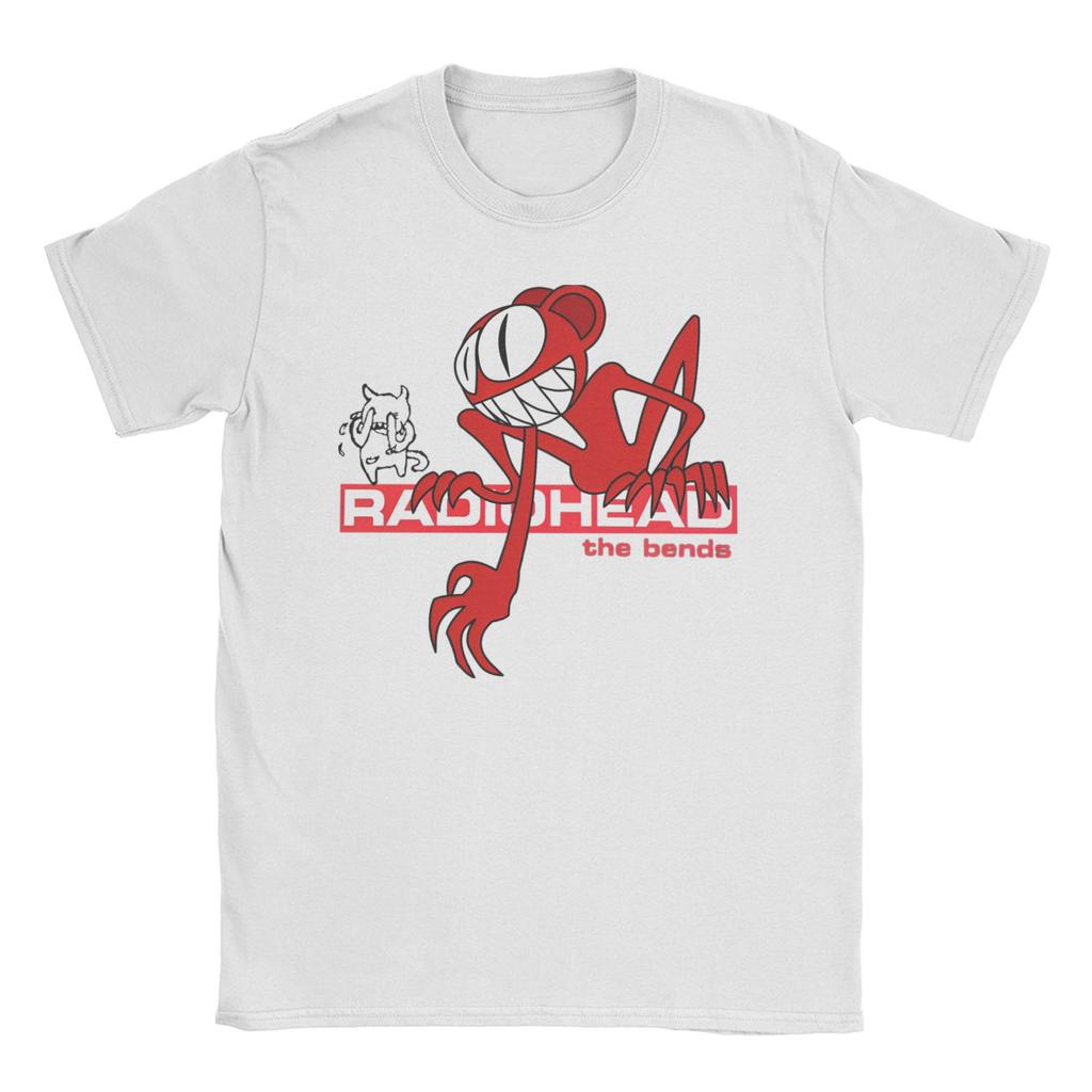 Men Women's The Swankys  Lifestyle T Shirts Radiohead Rock Band Pure Cotton Clothes Crew Neck Tee Shirt 4XL 5XL 6XL T-Shirt