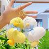 Cute Yellow Duck Plush Keychain with Bow Tie - Toy Pendant and Bag Charm