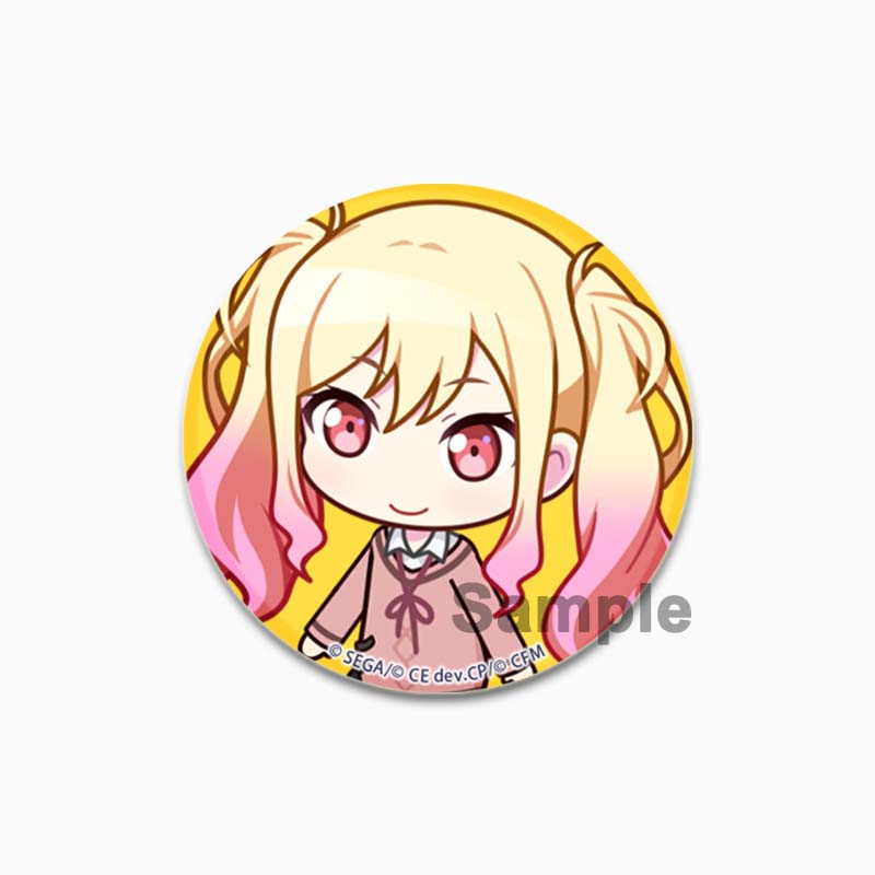 32/44/58mm Hatsune Miku Brooches On Backpack Cosplay Cartoon Badge Saki Tenma Honami Mochizuki Enamel Pins Accessories Gift Jewelry