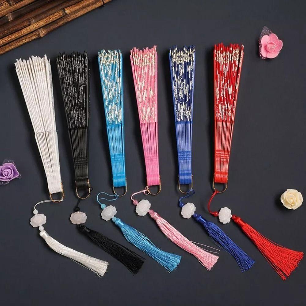 Реквизит для танцевальных выступлений, ручной веер, танцевальный веер в китайском стиле, элегантный антикварный складной веер