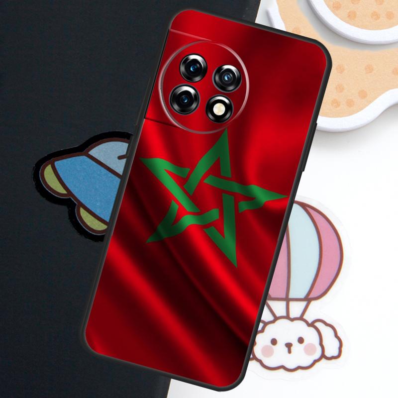 Чехол Марокко Марокканский Флаг Для OnePlus Nord 5 CE 3 4 Lite N20 N30 OnePlus 15 13 12 11 10 Pro 10T 12R 13R 15R Обложка