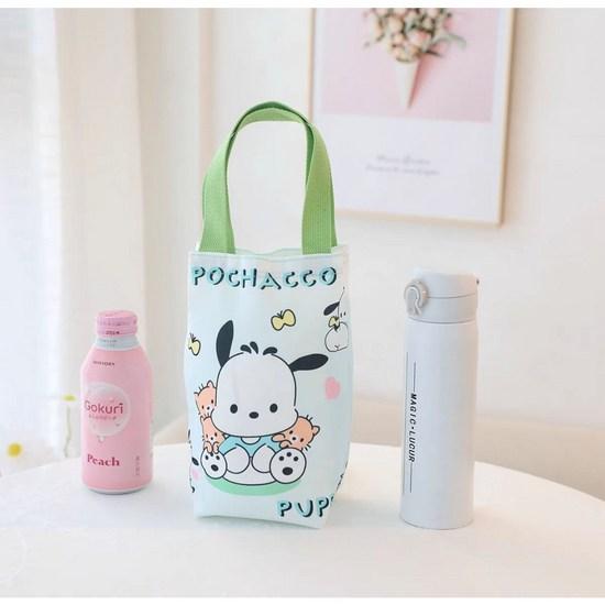 Sunny Young Market Sanrio Water Bottle Pouch Character Bottle Bag Tumbler Bag Water Bottle Pocket Cell Phone Bag Multipurpose, Hello Kitty, 1 Piece