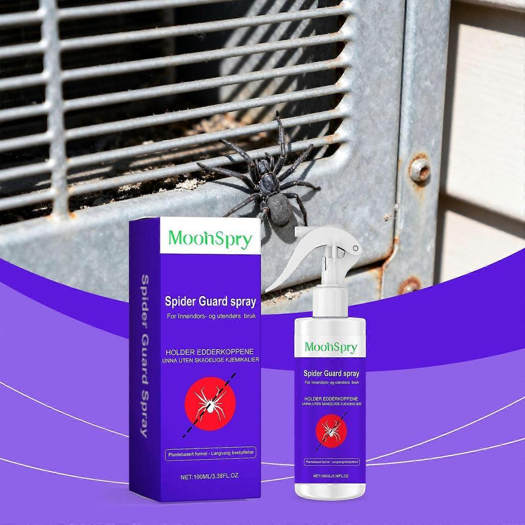 Moonspry Spider Repellent Spray - Gentle Ingredients For Daily Indoor Cleaning, Convenient Household Protective Spray