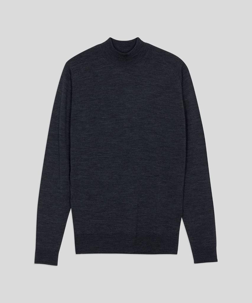 Jonseumedeulli Harcourt Merino Wool Mock Neck Knit Classic 10 Colors (B Type)