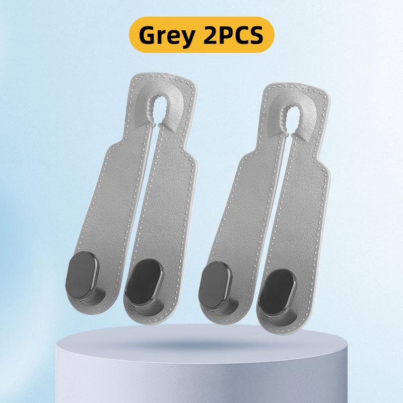 Универсальный двойной крючок для автомобиля, крючки для спинки заднего сиденья, вешалка-клипса на подголовник, 2 в 1, держатель-крючок, хранение, аксессуары для интерьера автомобиля