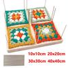 Square Crochet Blocking Boards Wooden Knitting Board Knitting Blocking Mat  Purse Bags