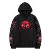 Аниме Extreme Evil Boss Print Женская толстовка с капюшоном и длинными рукавами Женская толстовка с капюшоном из флиса
